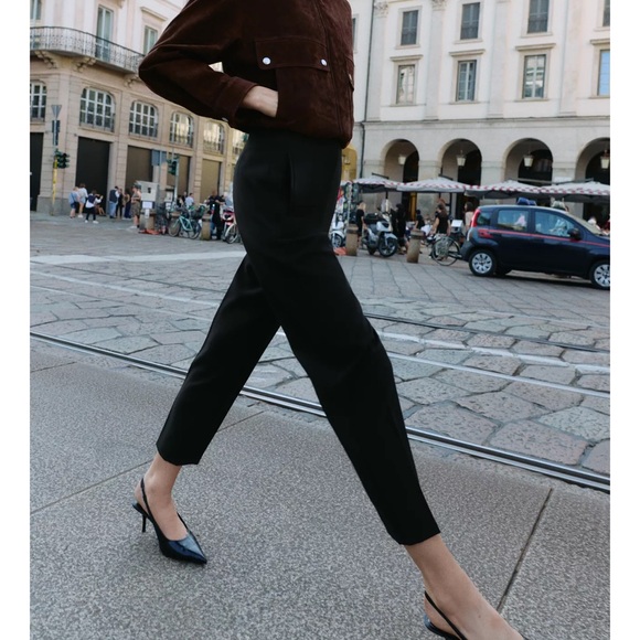 Zara Pants - Zara Black Cropped Women's Pants